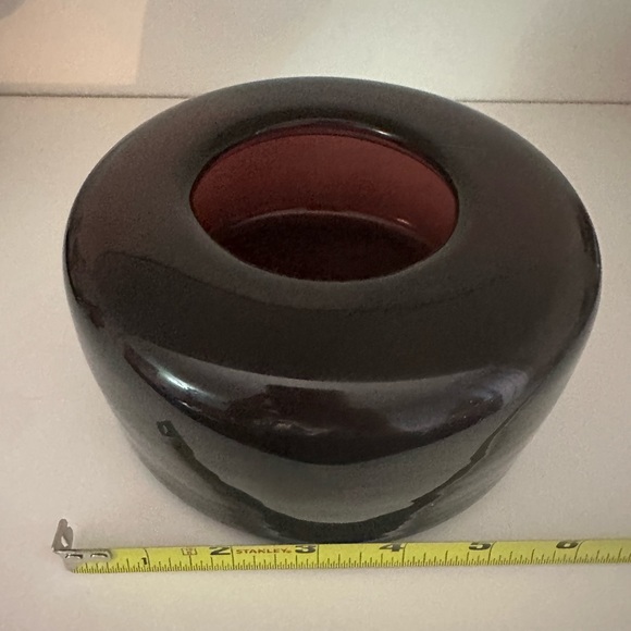 Todd Oldham heavy purple vase - Picture 3 of 10